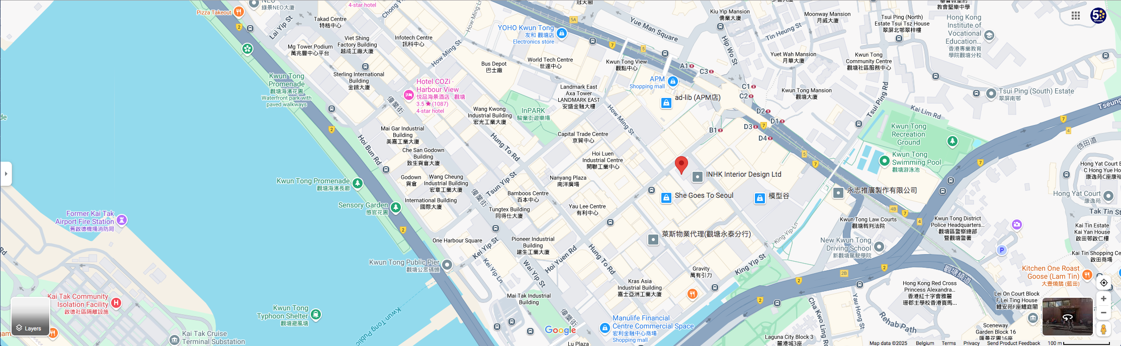 Map to our location